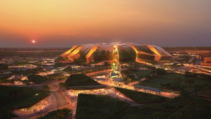 Saudi Arabia has revealed the design for the King Salman Stadium, a futuristic 92,000-seat venue that will take center stage during the 2034 FIFA Men’s World Cup. Located in Riyadh, this architectural marvel is set to redefine global sports and entertainment venues, becoming a symbol of Saudi Arabia’s Vision 2030—a transformative initiative aimed at establishing the kingdom as a global cultural and sporting powerhouse. ________________________________________ A Visionary Design Scheduled for completion in late 2029, the King Salman Stadium’s design reflects innovation and sustainability. The stadium will feature a Royal Box, 300 VVIP seats for dignitaries, and 2,200 VIP seats, complemented by luxury hospitality lounges and suites encircling the seating bowl. Adding to its eco-friendly design, the stadium will incorporate green roofs, rooftop gardens, and panoramic walking paths overlooking the adjacent King Abdulaziz Park. Designed by the renowned architectural firm Populous, the structure draws inspiration from Saudi Arabia’s natural landscapes. Its shape, resembling germinating seeds breaking through the earth, symbolizes the kingdom’s commitment to nurturing talent and sustainable development. Shireen Hamdan, General Manager of Populous KSA, noted, “This stadium aims to harmonize athleticism and the environment, representing the nation’s focus on cutting-edge infrastructure and sustainable growth.” ________________________________________ A Hub for Sports and Entertainment Envisioned as more than a football stadium, King Salman Stadium will serve as a comprehensive sports and entertainment complex. It will include: • An indoor sports hall. • An Olympic-sized swimming pool. • State-of-the-art amenities designed for community engagement and world-class events. These features aim to create a dynamic environment for both recreational and professional sports, fostering greater community participation in athletics. ________________________________________ Accessibility and Inclusivity In alignment with its commitment to inclusivity, the stadium’s design prioritizes accessibility, ensuring that visitors of all physical abilities can fully enjoy the venue. Barrier-free access and specialized amenities cater to the needs of all spectators, further reinforcing the kingdom’s efforts to create welcoming and inclusive spaces. ________________________________________ Anticipation for the 2034 FIFA World Cup Although FIFA has yet to formally confirm Saudi Arabia as the host for the 2034 World Cup, the kingdom remains the sole bidder, making its selection highly likely. The King Salman Stadium stands as a testament to Saudi Arabia’s growing influence in global sports and its readiness to host monumental events. ________________________________________ A Global Legacy Beyond its role in the 2034 FIFA World Cup, the King Salman Stadium is poised to leave a lasting legacy. Its innovative design and cutting-edge facilities will set new standards for sports venues worldwide, inspiring future projects that balance sustainability with advanced infrastructure. With its ambitious design and grand vision, the King Salman Stadium will not only redefine the sports landscape in Saudi Arabia but also serve as a beacon of progress, innovation, and inclusivity for generations to come.